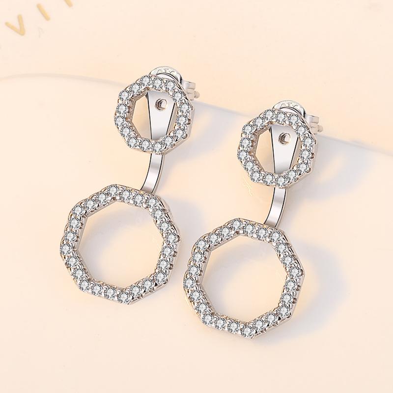 Lindon Women's Zircon Copper Alloy Earrings - Wedding Party Gift Pendant Earrings