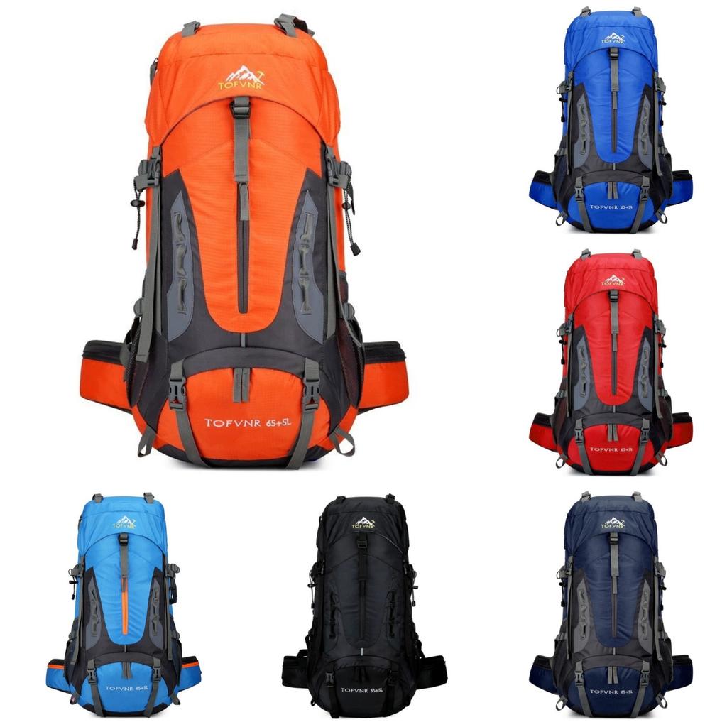 70L Camping Backpack for Men and Women Hiking Trekking Bag, Outdoor Mountaineering Climbing Sports Travel Luggage Rucksack