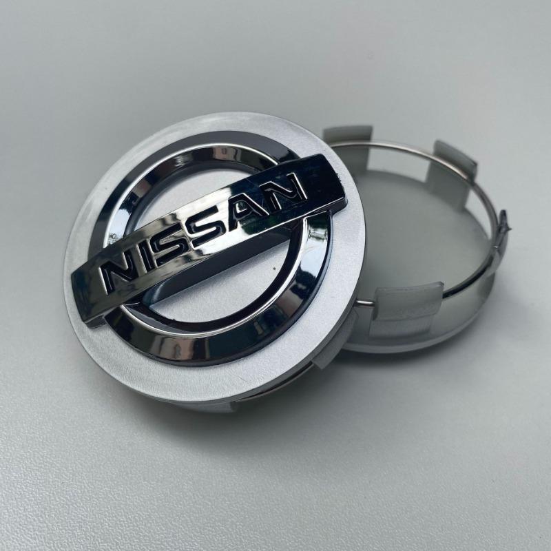 Coprimozzi per Nissan 54mm 60mm Copricoppette Ruota Auto X-Trail Qashqai Juke Leaf Micra Note Kicks 350Z Patrol Pulsar Nismo