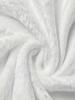pc Black  White Floral Print Flannel Blanket  UltraSoft Lightweight AllSeason Throw Foldable  Portable for Bed Sofa