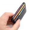 Slim 100% Sheepskin Genuine Leather Men's Wallet Male Thin Mini ID Credit Card Holder Small Cardholder Purse For Man