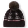 Fair Island wind wool hat women's autumn and winter thickened warm knitted hat hairball ear protection hat men's versatile cold hat tide