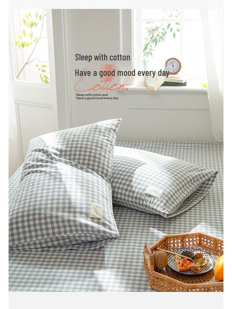Set of Two 100% Cotton Pillowcases, Children's Size 40x60, Small Size Option 30x50