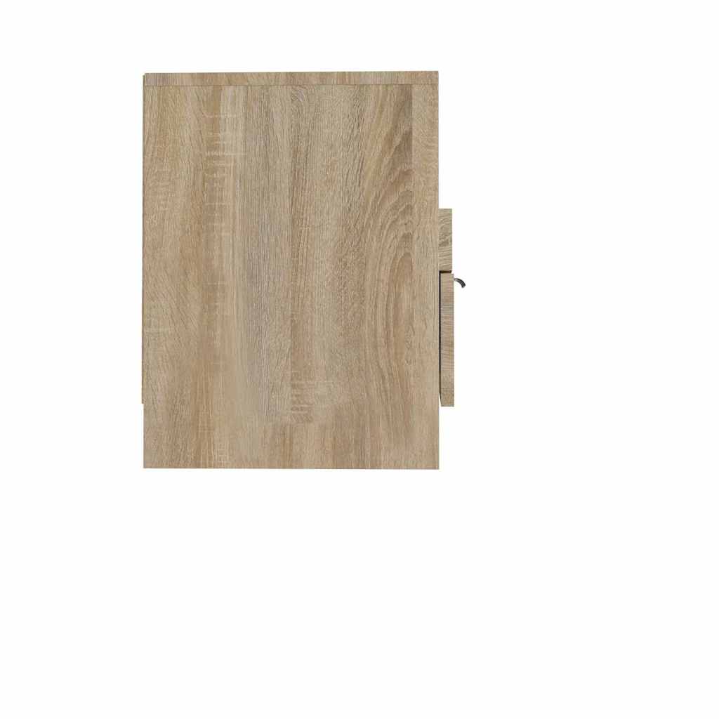 TV Cabinet in Sonoma Oak Finish 150 x 33.5 x 45 cm Particleboard