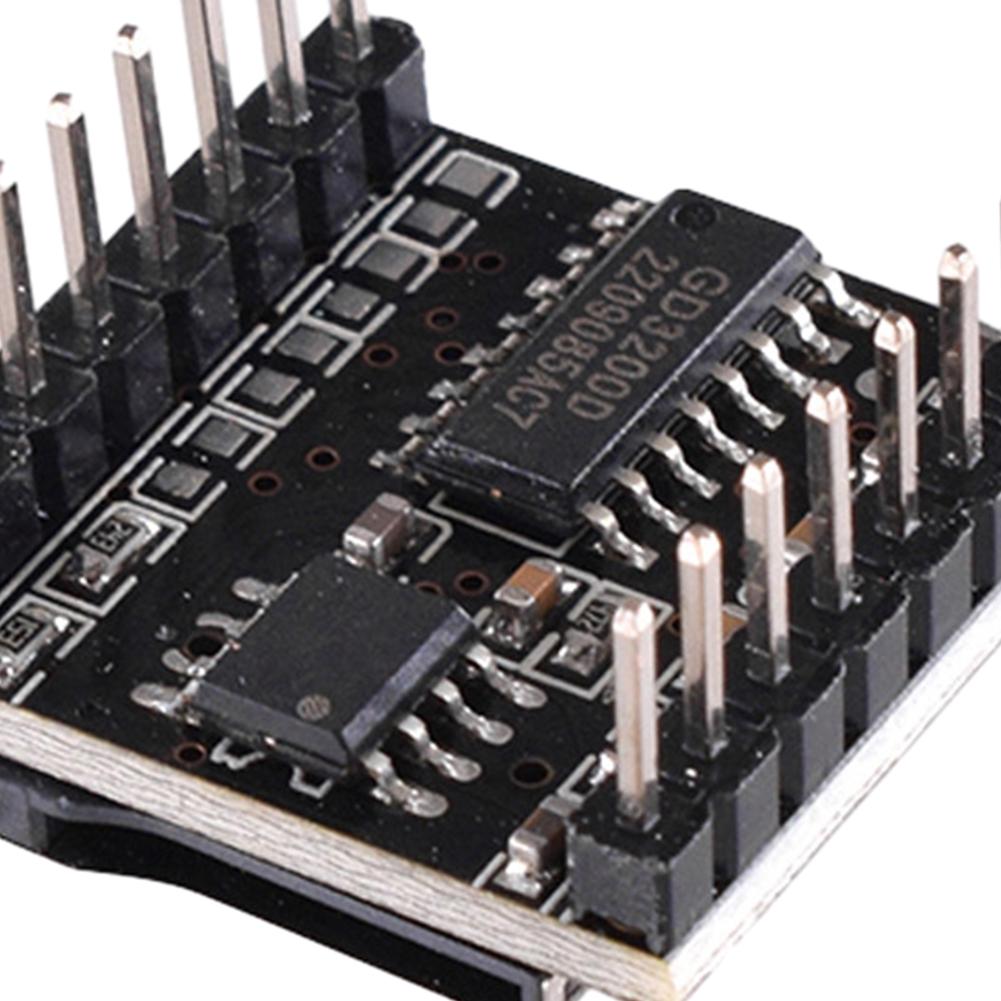 1-10PCS Dfplayer TF Card U Disk Mini MP3 DF Player Audio Voice Module IO/Serial Port/AD MP3-TF-16P For Arduino