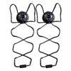 Shoe Laces for Sneakers No Tie Automatic Lock Rotating Buckle String Knob Style Shoe Laces for Men Women Youth Adults Travel