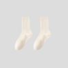 Women's Spring and Autumn 7A Antibacterial Cotton Solid Color Odor Proof Sports Stockings