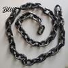 Small Dog Leash Giant Chain Leash Lightweight Plastic Pet Looks Like Yorkie Iron Chain Stylish Big for Dogs Photo Props Durable