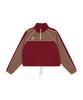 Golla W Color Mixed Fleece Half Zip-Up [Burgundy]