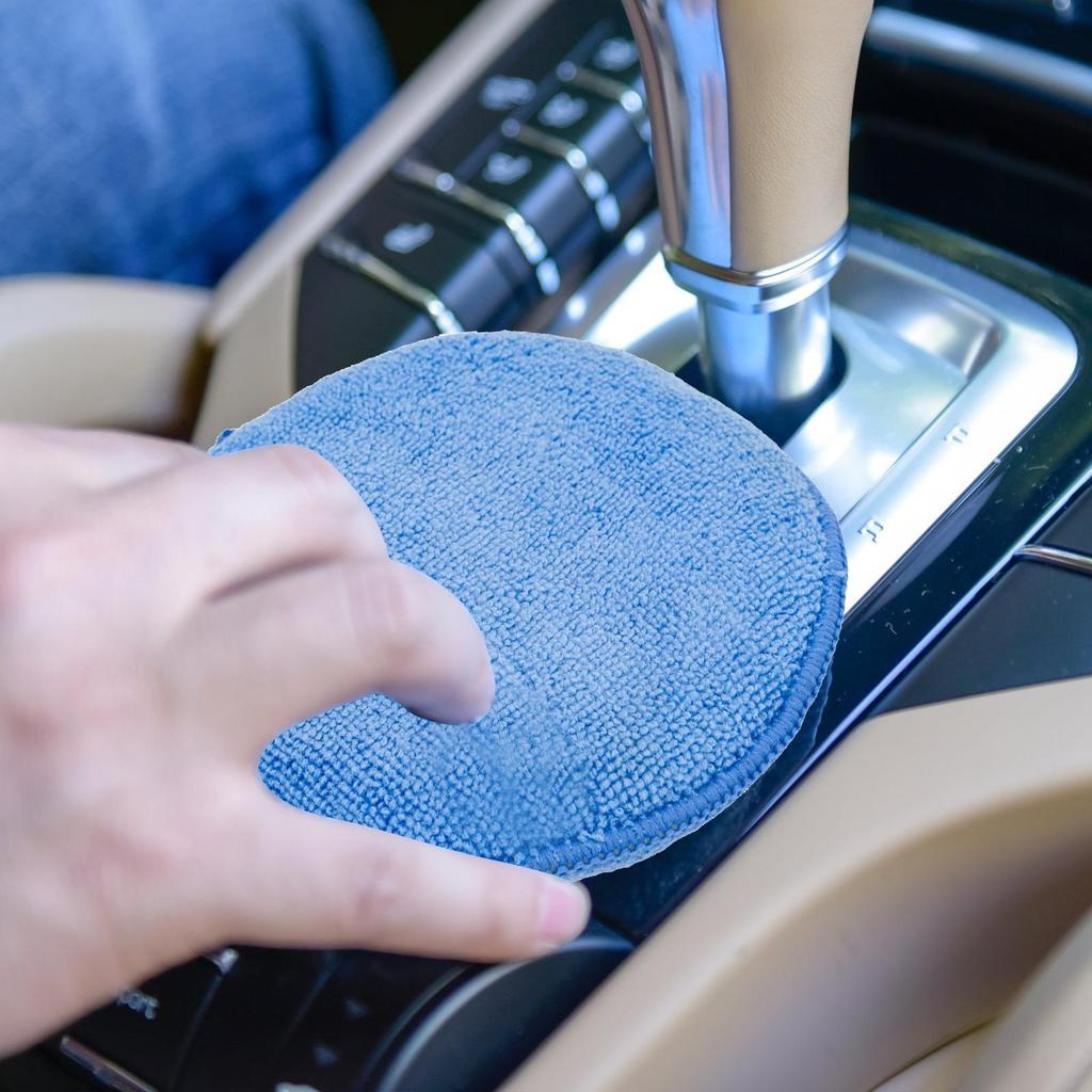 Car Wash Sponge Auto Cleaning Applicator 5 Inch Soft Portable Sponge For Car Paint Correction Home Door Window Cleaning RV Truck