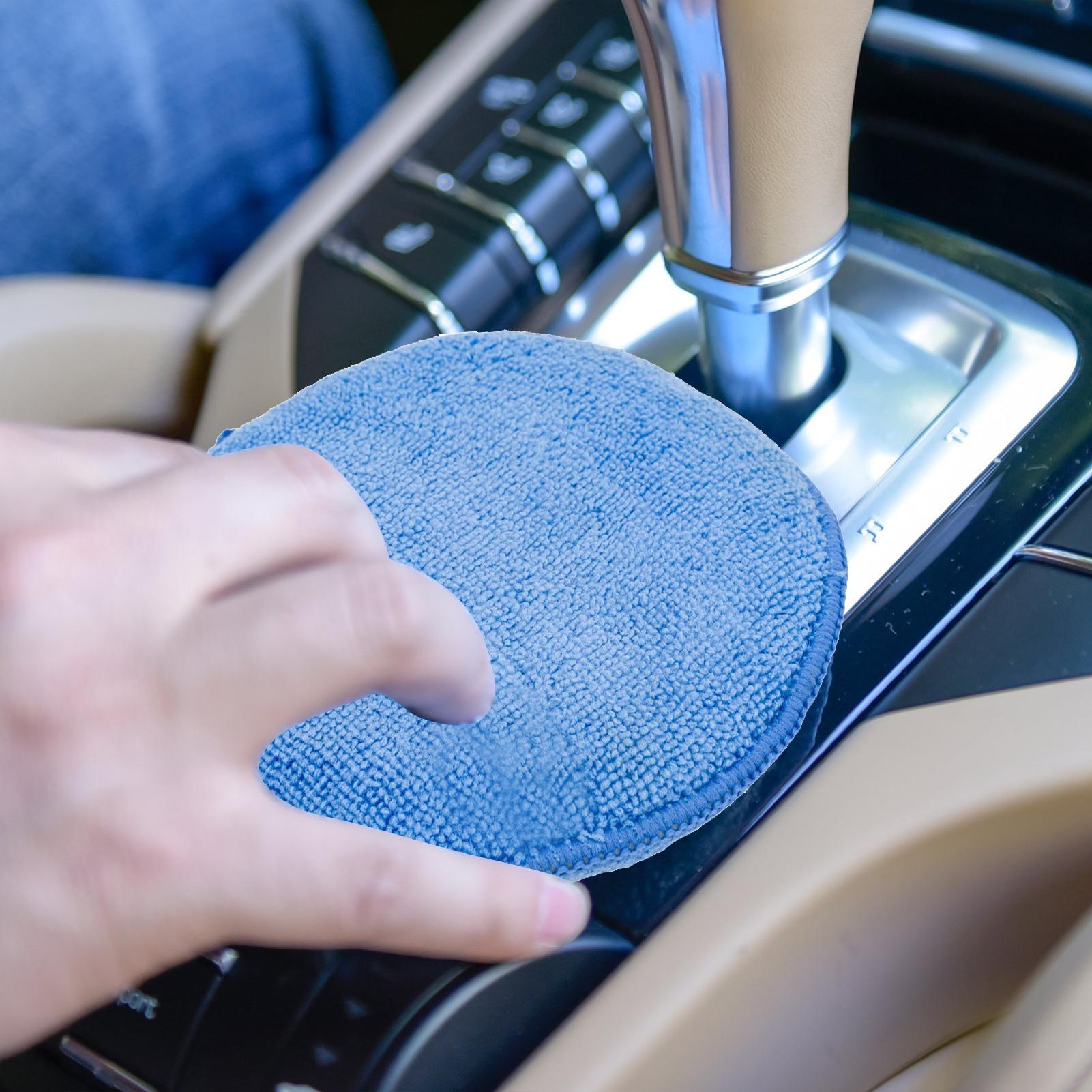

Губка для миття автомобіля Автомобільний аплікатор для чищення 5-дюймова м яка портативна губка для полірування фар автомобіля Чищення домашніх дверей вікон RV Вантажівка China Mainland