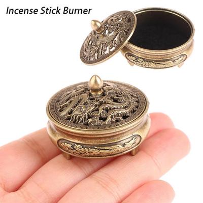 1Pcs House Furnishings Buddhist Utensils Sandalwood Lotus Incense Censer Incense Stick Burner
