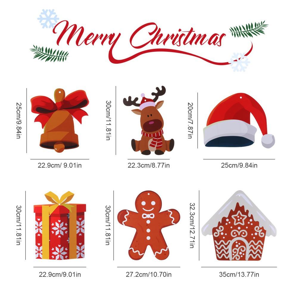 Xmas Yard Signs Candy Christmas Decorations Candyland Themed Party Decor For Home Lawn Pathway Holiday Decor