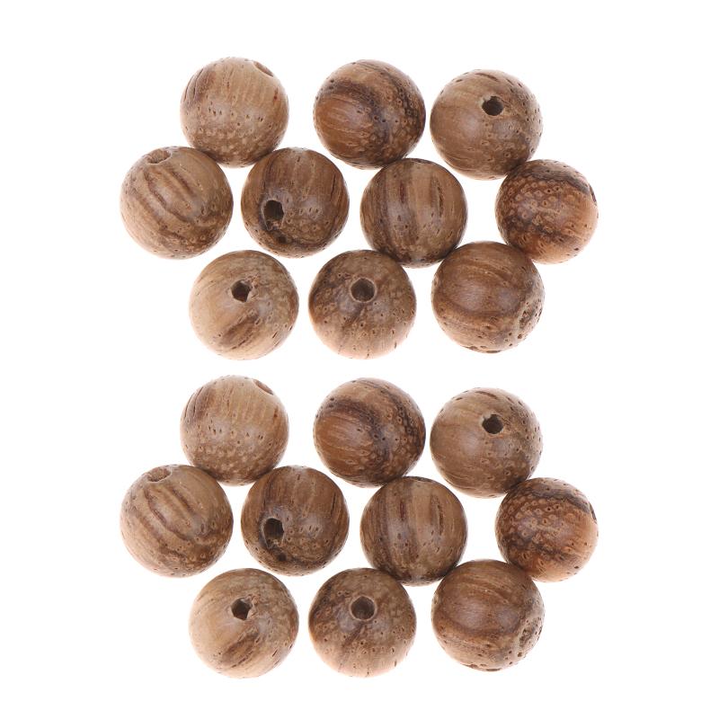 Vintage Natural Round Wood Spacer Beads Mixed Size Options for Kids DIY Craft Handmade Bracelet Necklace Jewelry Making