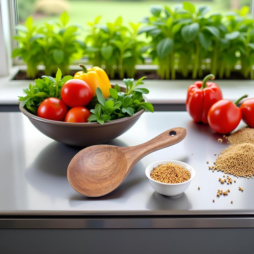 Natural Wooden Rice Spoon Non-stick Wooden Rice Paddle Rice Scooper Rice Serving Spoon Rice Spatula for Rice Potato Salads,7 inch Serving Utensils