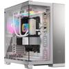 Obudowa PC - CORSAIR - CC-9011285-WW - Obudowa PC typu Mid-Tower 6500X, Biała/Aluminium w kolorze satynowej szarości