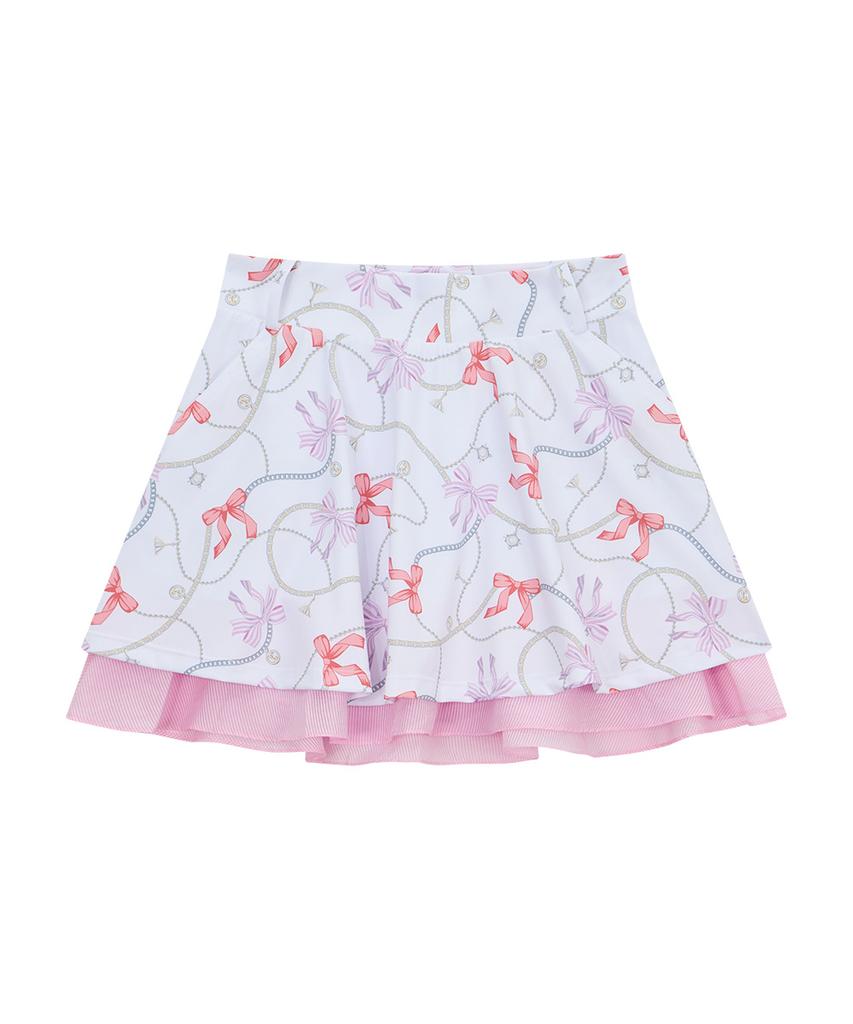 Chuku Chu Pita Double Flare Skirt (Light Pink) Cbfss-Sk004W