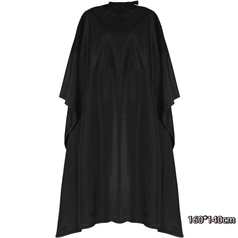 Professional Black Hair Cutting Cape Waterproof Barber Cape for Salon Stylists Home Hairdressing