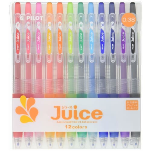 

Шариковая ручка Pilot Juice Gel Ink 0,38 мм, набор из 12 цветов (LJU120UF-12C)