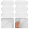 6Pcs Silicone Shoulder Pads Mini Invisible Lightweight Shoulder Push Up Pads Stretchable Cushioning for Social Outgoing Dating