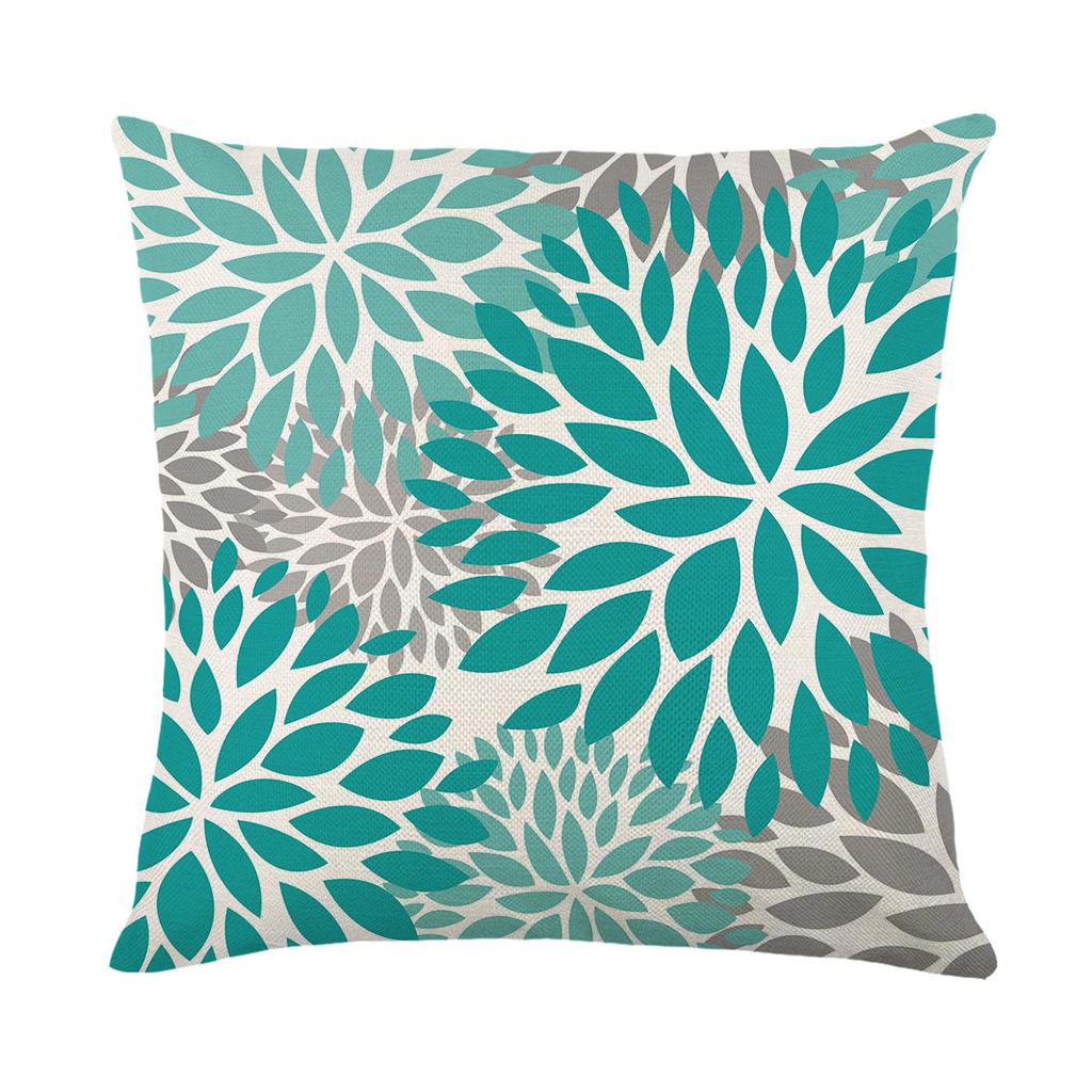 Wasserdichte, schmutzabweisende und ölabweisende Kissenbezüge, bedruckte Polyester- und Leinenkissen, Wohnzimmer Heimsofa Kissen