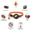 Detachable Bell Cat Collar with Reflective Strip Pet Tracker Accessories Pet Collar for AirTag