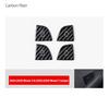Button Stickers for Tesla Model 3 Highland Model Y Juniper 2026 2025 Carbon Fiber Door Lock Switch Trim Interior Accessories