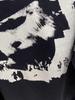 Rich Kids Vintage Poet Print Hoodie - Washed Trendy Style