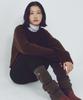 CITTA Essential Alpaca Wool Round Knit_Ctk251(Brown)