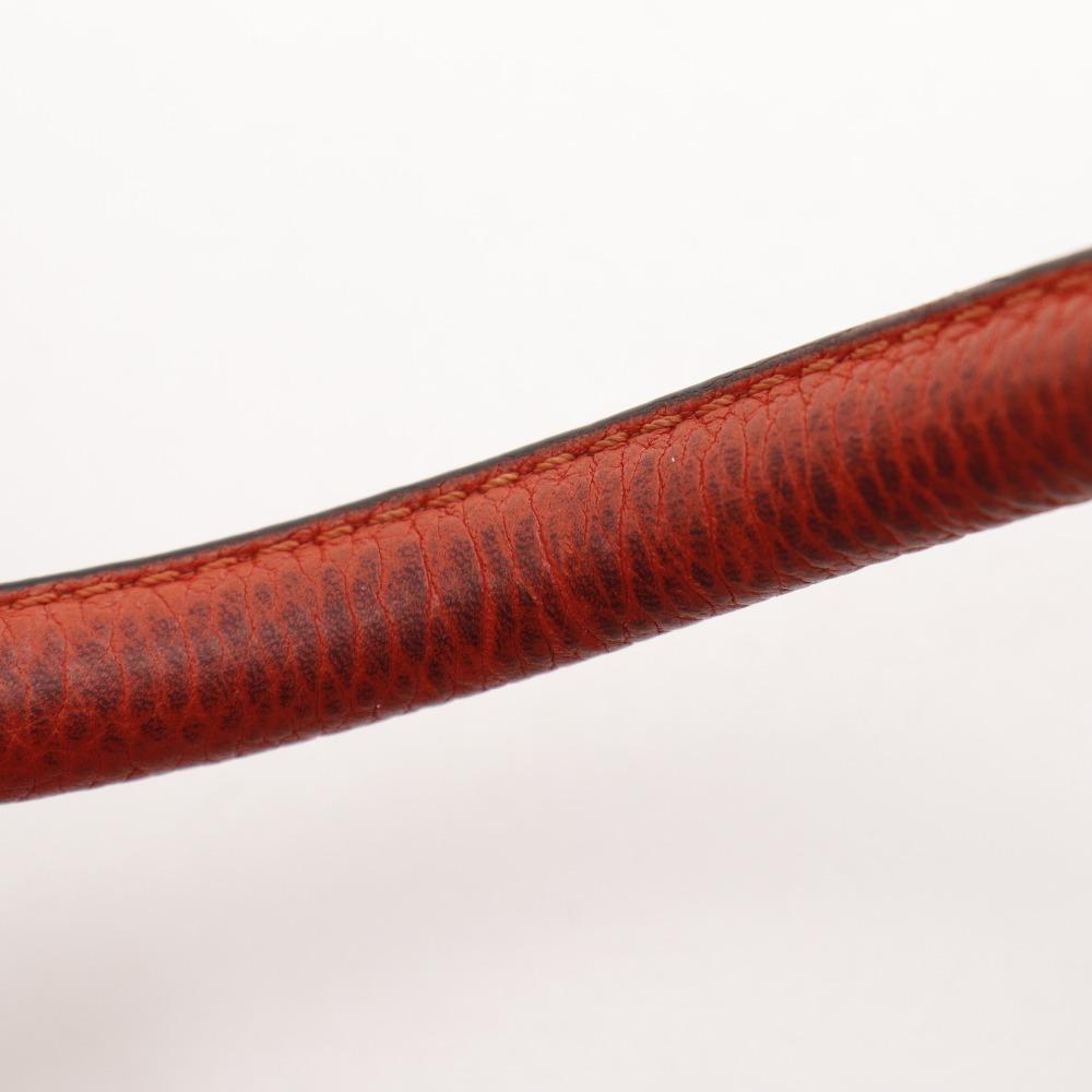 Celine Bagażowa Torebka Ręczna Mikro shopper Czerwono/Pomarańczowa skóra Damska Używana