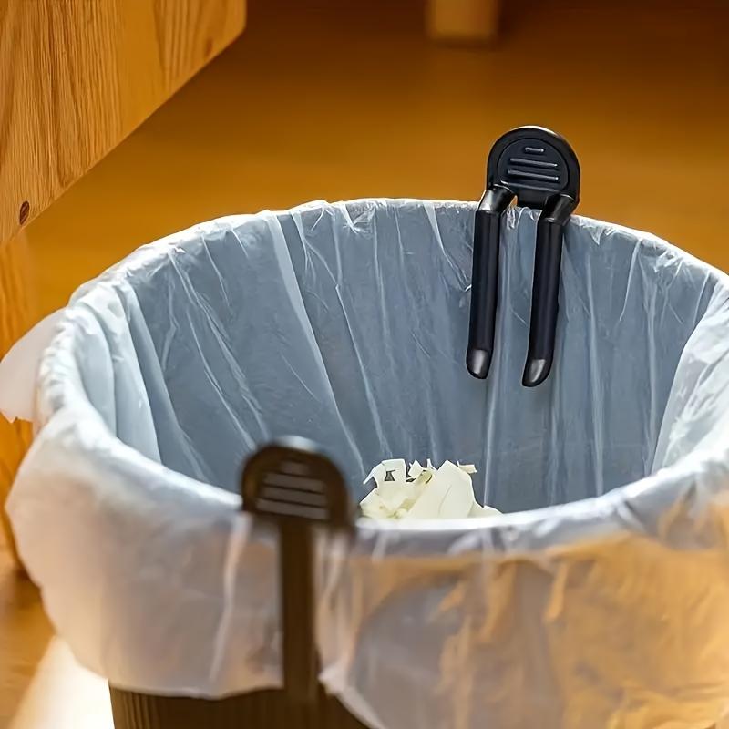 10-Pack Easy-Grip Plastic Garbage Bag Clips, No-Electricity Trash Can Holder, Home Organizing Accessories
