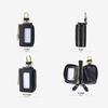 Genuine Leather High-value Double Zipper Key Bag Large Capacity New Waist Hanging Storage Bag Unisex Portable Key Bag