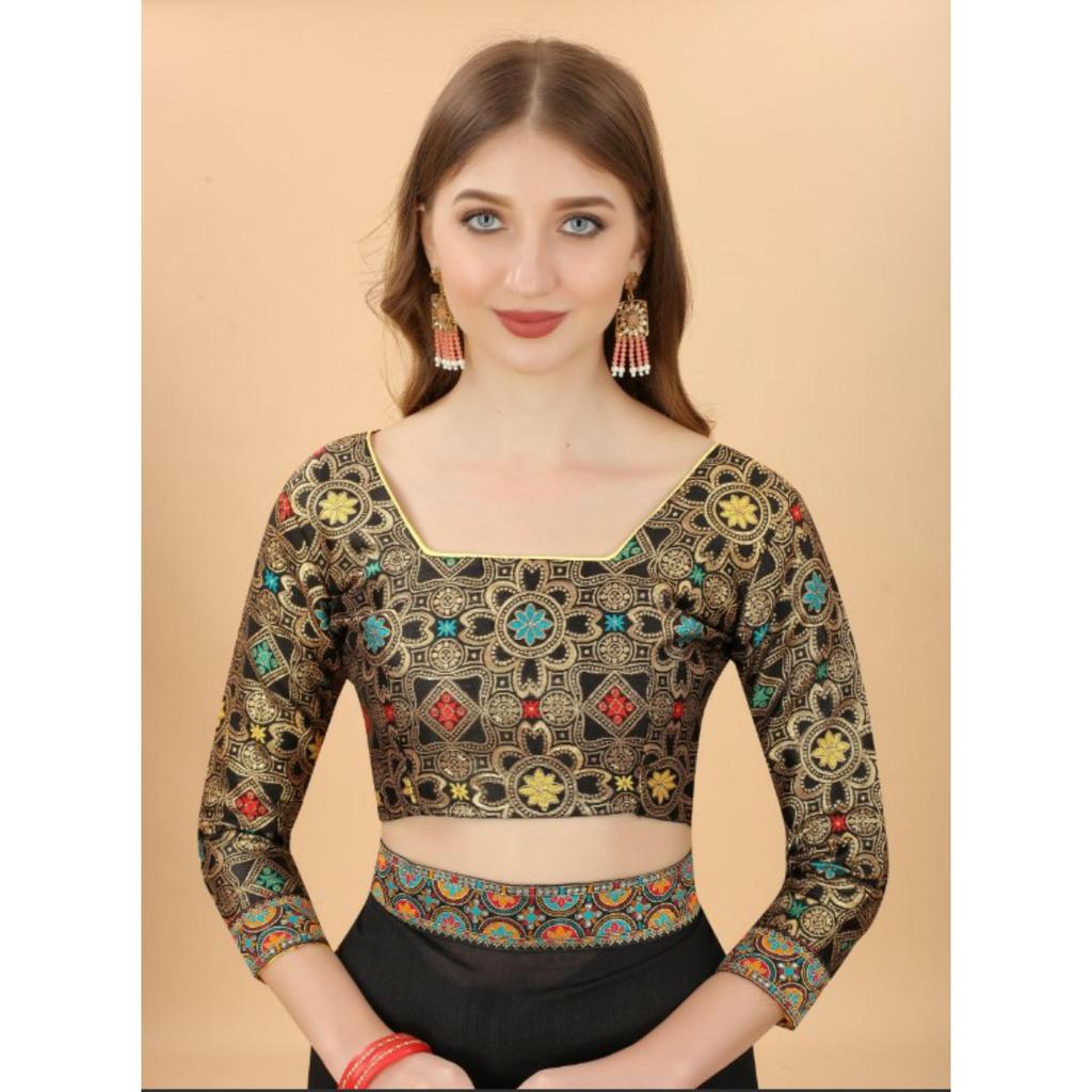 Traditioneller indischer Jecquard-Sari