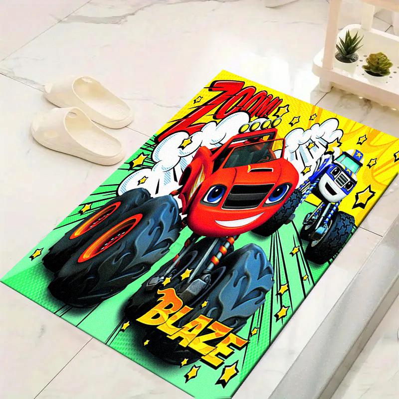 Tappeto Blaze Monster per Soggiorno Camera da Letto Casa Decorazione Divano, Tappetino Antiscivolo per Giochi Bambini