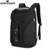 WIERSAAM Men's Business Anti-Theft Waterproof Laptop Backpack