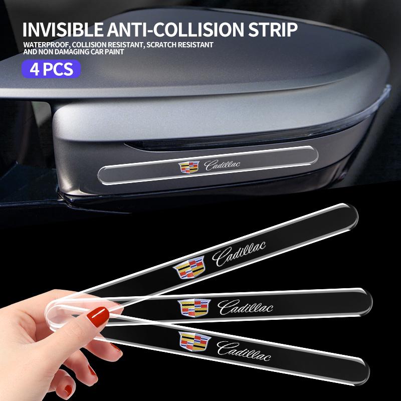 4PCS Car Transparent Door Handle Protection Exterior Styling Stickers for Cadillac Seville XT4 CT4 CT5 SLR CTS DTS ATS Escalade drvfj99