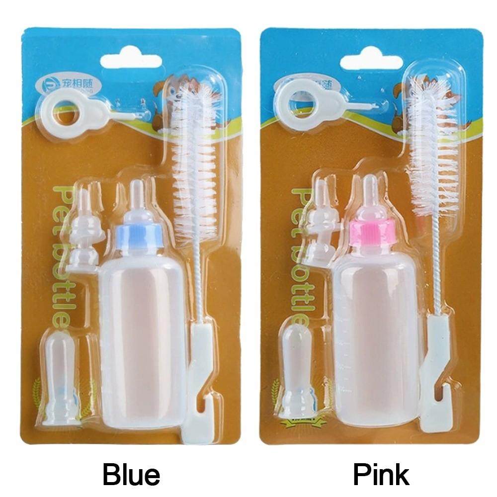 Drinking Cat Baby Nursing Pet Feeding Bottle 60ml Water Milk Feeder Newborn Puppy Milk Bottle Silicone Cat Feeding Bottle