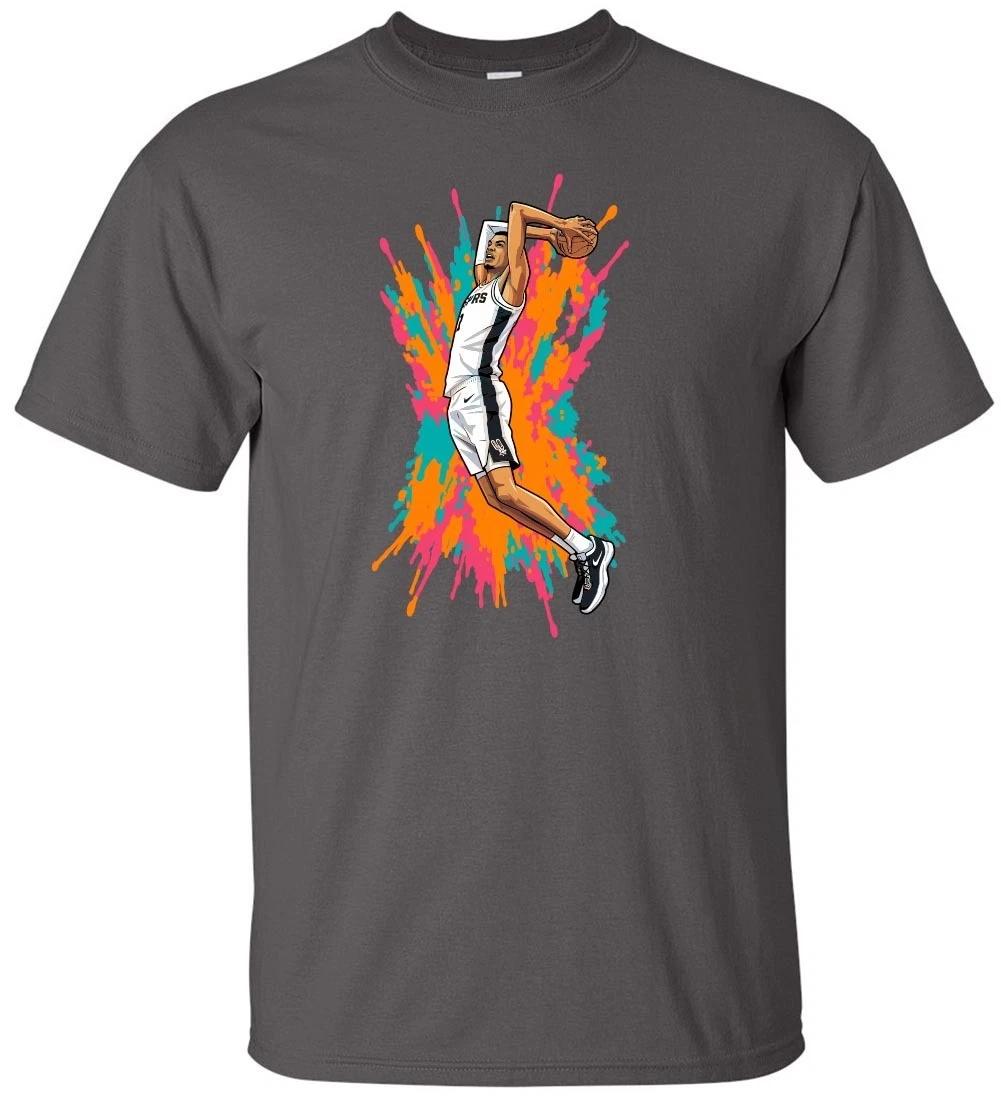 Victor Wembanyama Spurs Spray Paint Shirt T-Shirt Adult Large XL