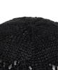 LEE Solid Cotton Lace Knit Hat Black
