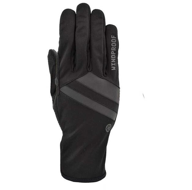 AGU Windproof Essential Long Cycling Gloves (black)