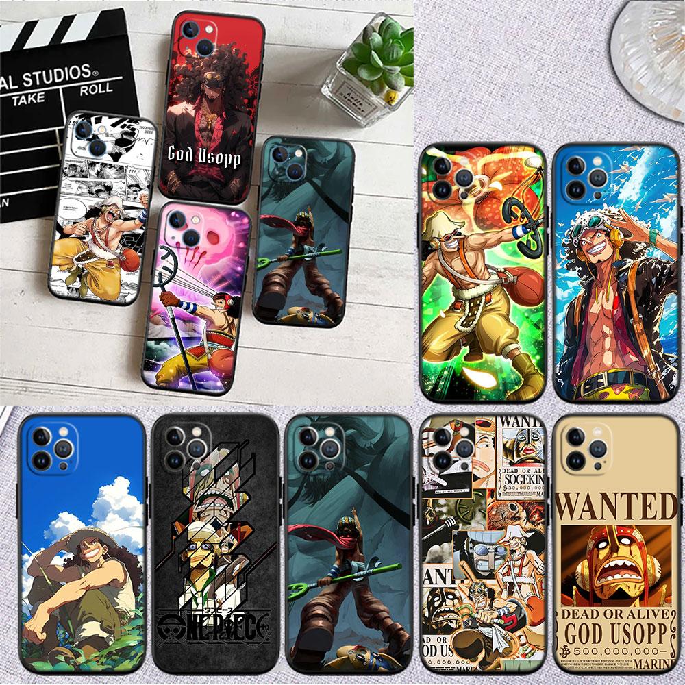 One Piece GOD Usopp Soft Shell Phone Case for Redmi Note 8 9 Pro Max 9S 9T 9C NFC 8T 8A 10A A4