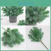 Seasonal Christmas Plant Decor Fake Pine Needle With Plastic Material For Home Decor And Photo Shoots