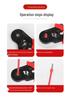 HSC8 10-6 Hexagonal Wire Terminal Crimping Pliers, Multi-functional Electrician Tool for 0.08-10 Gauge.
