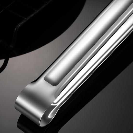 Food Tongs Anti-heat Easy To Grip Portable Stainless Steel Food Tongs Kitchen Utensils