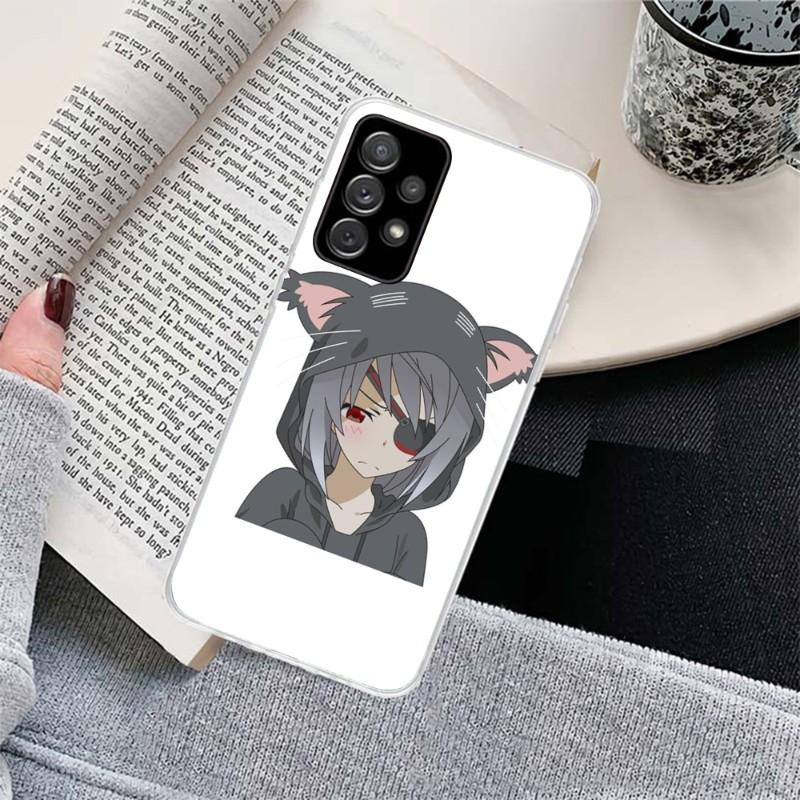 

Чехол для телефона Girl Infinite Stratos для Samsung Galaxy S10 S21 S22 Plus Ultra A91 A51 A21S A12, прозрачный чехол для телефона Samsung A91