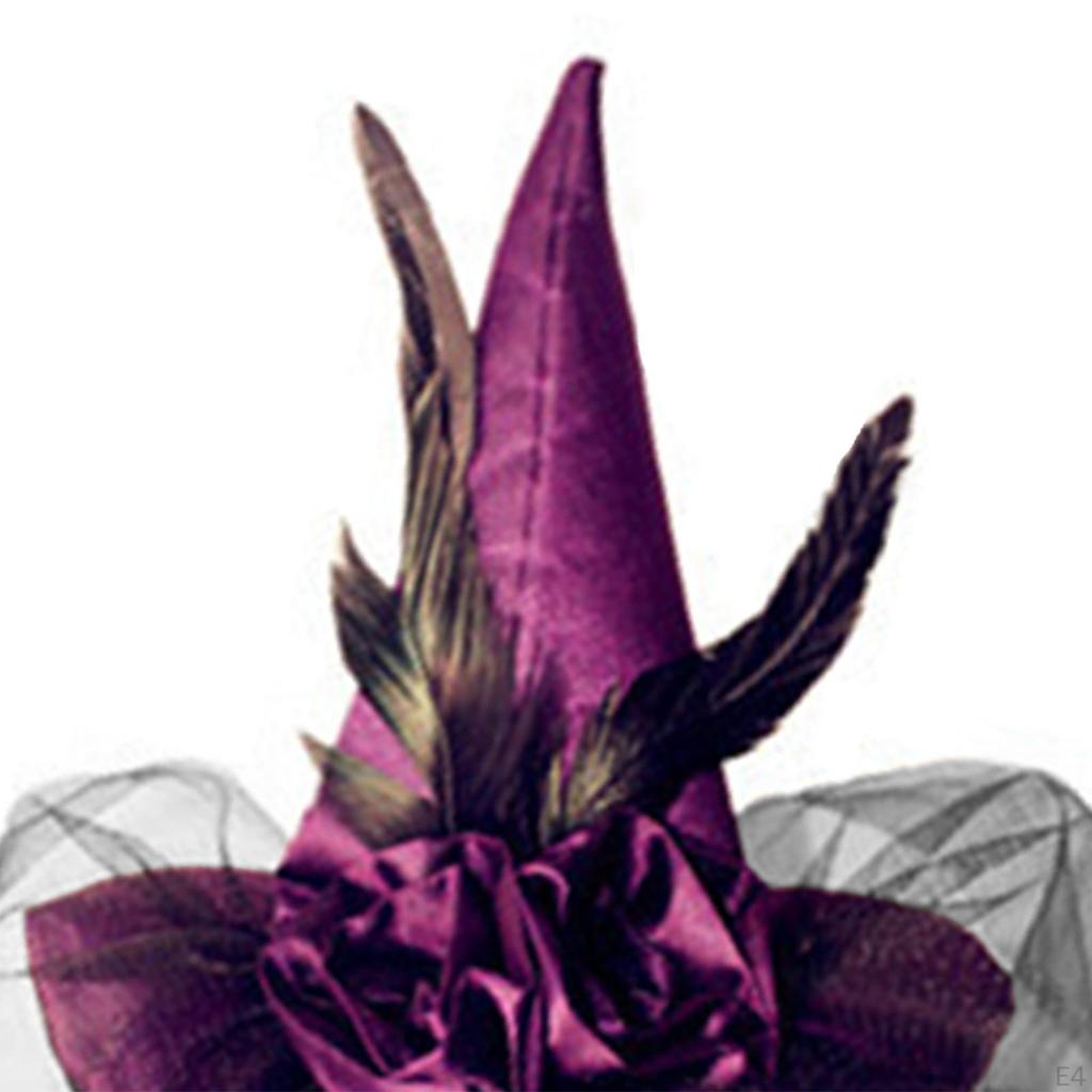 Halloween Hat Hairhoop Witch Headband Costume Decoration Party Favor Cosplay