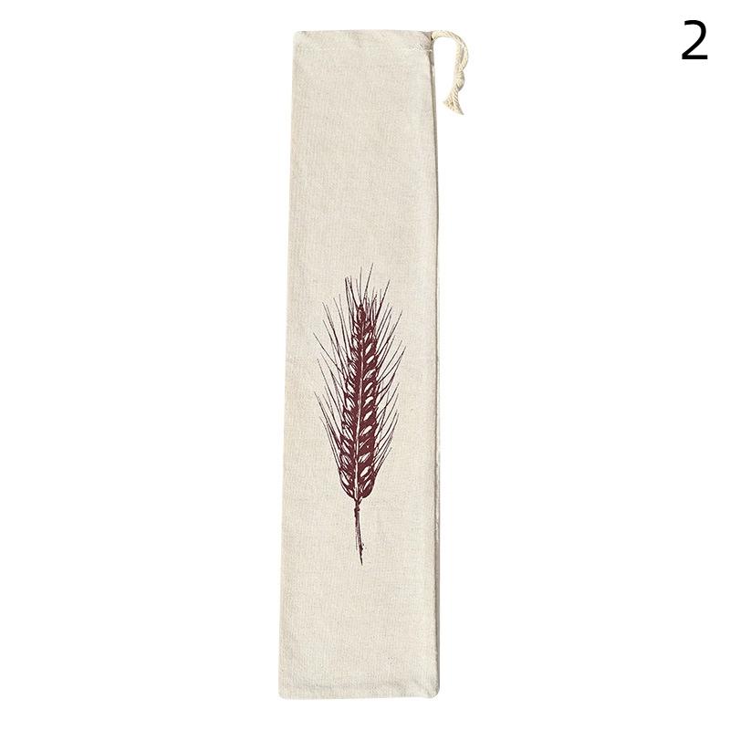 

Льняной мешок для хлеба Многоразовый мешок для багета Хлопковый мешок для хранения со шнурком Буханка Домашний хлеб Свежий Экологичный Для хранения багета 2