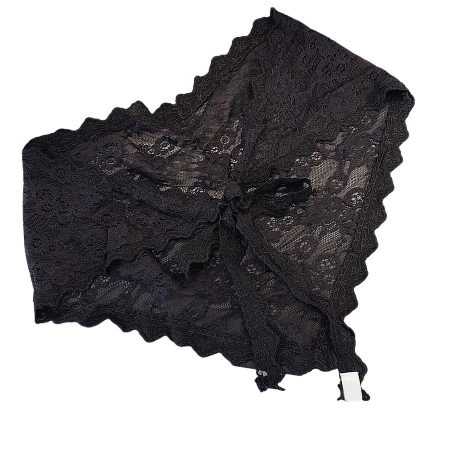 

Headscarf Turban Embroidered Lace Bandana Headdress Photo Props Handmade Headwear Hijab Accessories чёрный