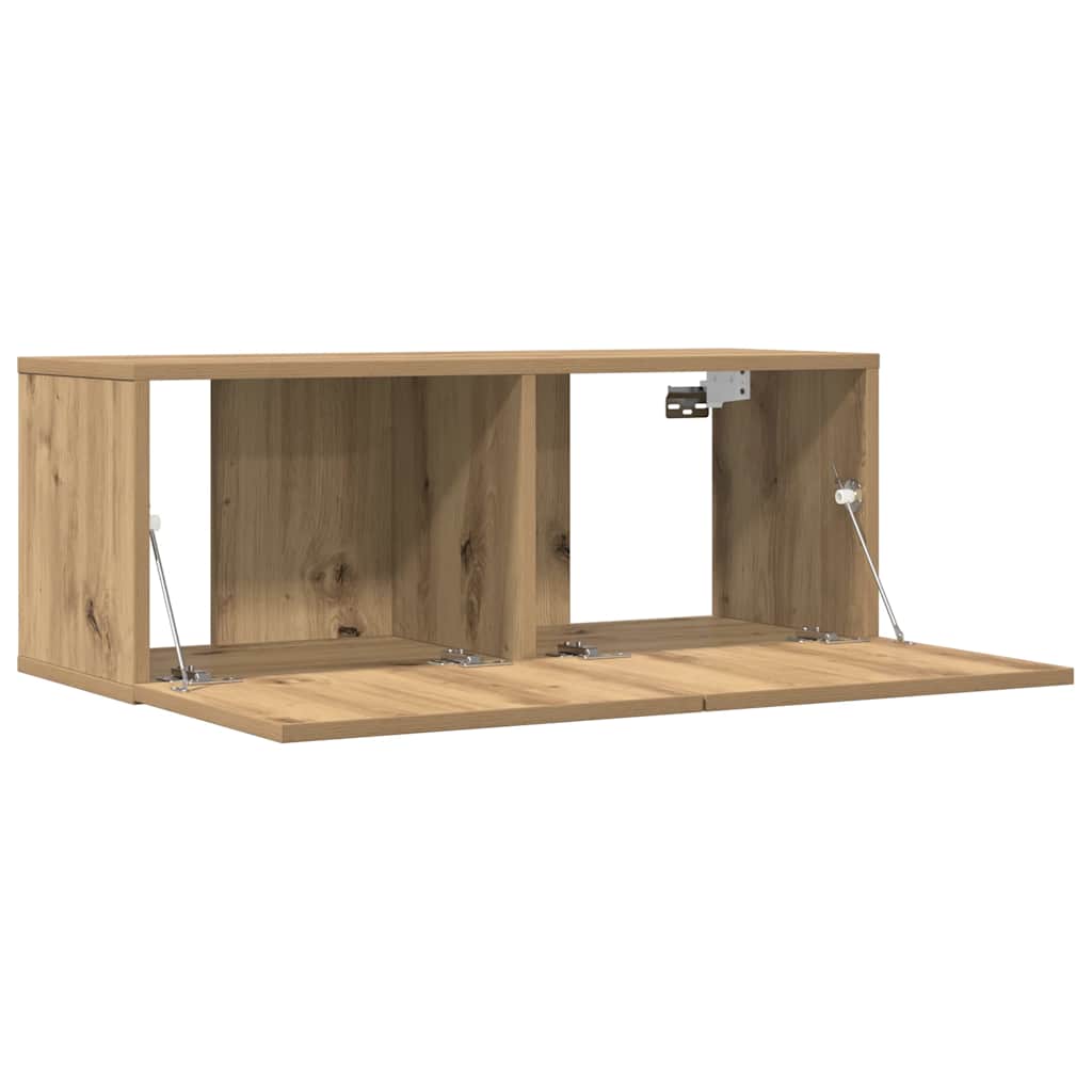 TV Wall Cabinets 2 pcs Artisan Oak 80 x 30 x 30 cm