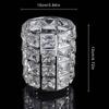 Crystal makeup brush holder, makeup organizer can, makeup glass box, makeup brush holder, cosmetics storage bucket holder, cup tool container